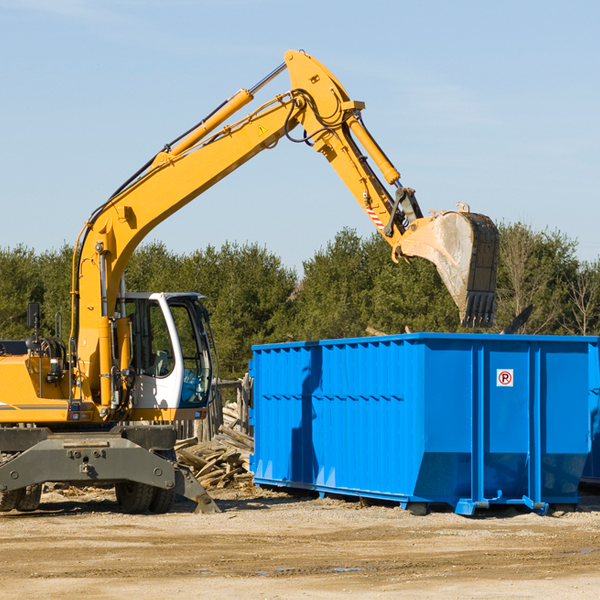 are there any restrictions on where a residential dumpster can be placed in Napoleonville